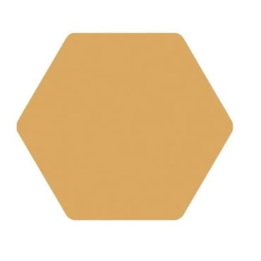 ECHANTILLON (taille variable) de Carrelage tomette jaune 25x29 cm TOSCANA AMARILLO
