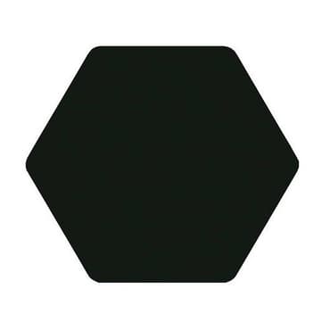 ECHANTILLON (taille variable) de Carrelage tomette noir 25x29cm TOSCANA NEGRO