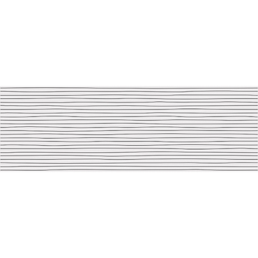 ECHANTILLON (taille variable) de Faience INUIT Black pâte blanche 25x75cm