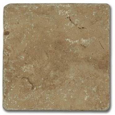 ECHANTILLON (taille variable) de Carrelage pierre Travertin vieilli noce 10x10 cm - 0.