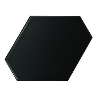ECHANTILLON (taille variable) de Carreau noir mat 1 x12.4cm SCALE BENZENE BLACK MATT - 23832