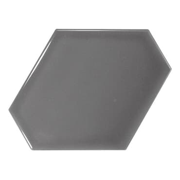 Carreau gris foncé brillant 1 x12.4cm SCALE BENZENE DARK GREY - 23829 -  - Echantillon