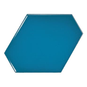 ECHANTILLON (taille variable) de Carreau bleu électrique 1 x12.4cm SCALE BENZENE ELECTRIC BLUE - 23834