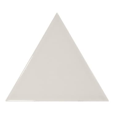 ECHANTILLON (taille variable) de Carreau gris clair brillant 1 x12.4cm SCALE TRIANGOLO LIGHT GREY