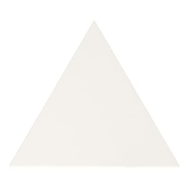 ECHANTILLON (taille variable) de Carreau blanc mat 1 x12.4cm SCALE TRIANGOLO WHITE MATT 23811