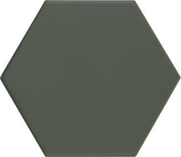 Carrelage hexagonal vert KROMATIKA GREEN R10 - 11.6x10.1 - 26466 - 0.43 m²