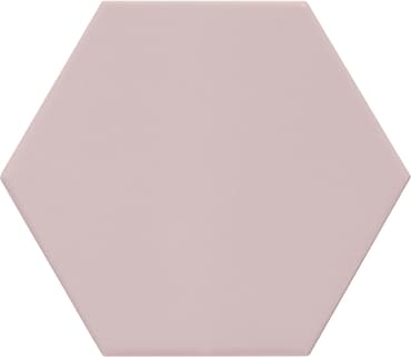 Carrelage hexagonal rose KROMATIKA ROSE R10 - 11.6x10.1cm - 26465 - 0.43 m²