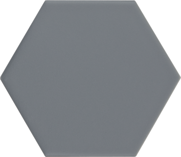 Carrelage hexagonal bleu gris KROMATIKA DENIM R10 - 11.6x10.1 - 26463 - 0.43 m²