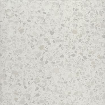 Carrelage Terrazzo blanc avec nuances de gris et éclats 60x60 cm