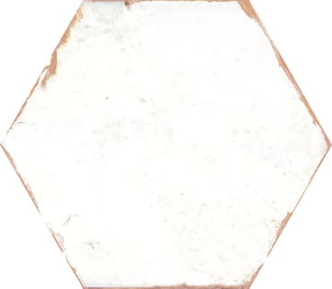 Carreau de ciment blanc avec nuances subtiles et bordures marron clair
