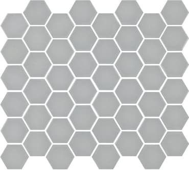 Mosaïque mini tomette hexagonale 30x30 cm SIXTIES GRIS mate - 1m²