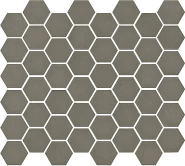 Mosaïque mini tomette hexagonale 30x30 cm SIXTIES TAUPE mate - 1m²