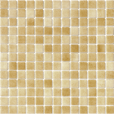 Mosaique piscine antidérapante - Nieve beige ocre orangé 3108 31.6x31.6 cm - 1 m²