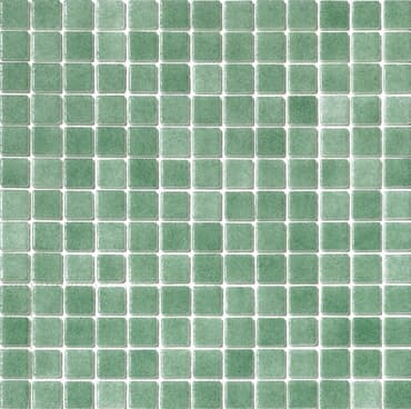 Carrelage uni vert petites tuiles carrées 30x30 cm