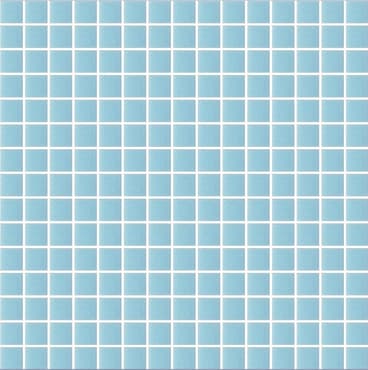 Mosaique piscine Bleu A33 20x20mm - 2.14m²