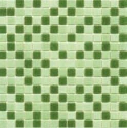 Mosaique piscine Mix Vert 32.7x32.7 cm - 2.14m²