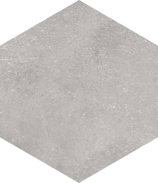 Carrelage hexagonal tomette grise vieillie 23x26.6cm RIFT Cemento - 0.504m²