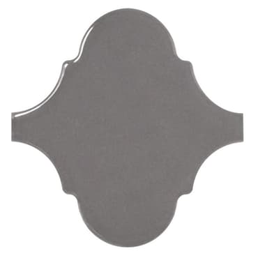 Carreau gris foncé brillant 12x12cm SCALE ALHAMBRA DARK GREY - 0.43m²