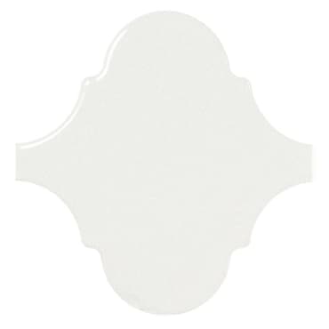 Carreau blanc brillant 12x12cm SCALE ALHAMBRA WHITE 21932 - 0.43m²