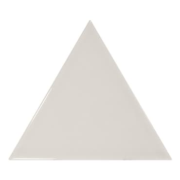 Carreau gris clair brillant 10.8x12.4cm SCALE TRIANGOLO LIGHT GREY - 0.20m²