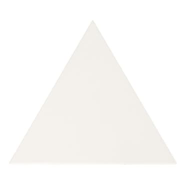 Carreau blanc mat 10.8x12.4cm SCALE TRIANGOLO WHITE MATT 23811 - 0.20m²