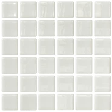 Mosaique blanche 5x5 sur trame 30.7x30.7 BLANCO A-10 - 2 m²