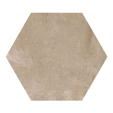 Carrelage hexagonal beige marron 29.2x25.4cm URBAN HEXAGON NUT 23513 R9 - 1m²