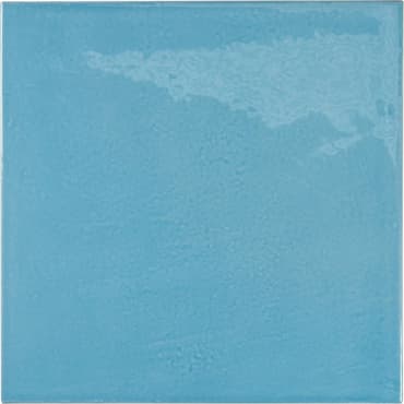 Faience effet zellige bleu azur 13.2x13.2 VILLAGE AZURE BLUE 25625 - 1m²