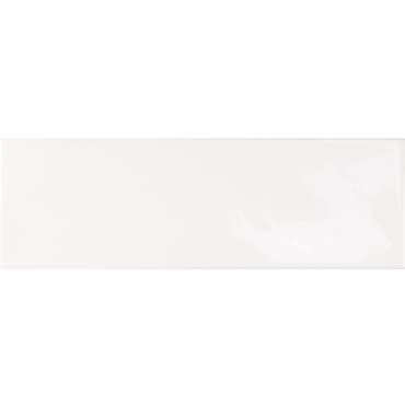 Zellige blanc brillant uni 6,5X20