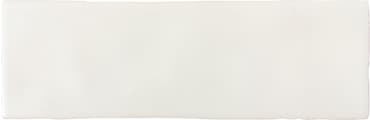 Carrelage Zellige blanc lisse 6,5X20 sans motif pour un design épuré et moderne