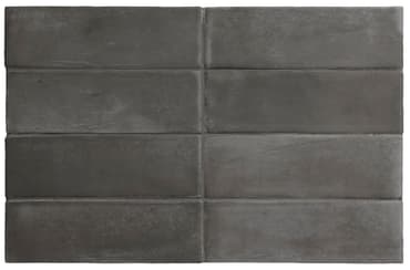 Carrelage grès cérame petit format CORTA BLACK HAT MATT - 5X15 - 0,5 m²