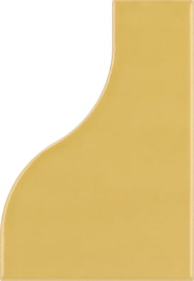 Faience pâte blanche effet vague CANNE YELLOW - 8,3X12 - 0,48 m²