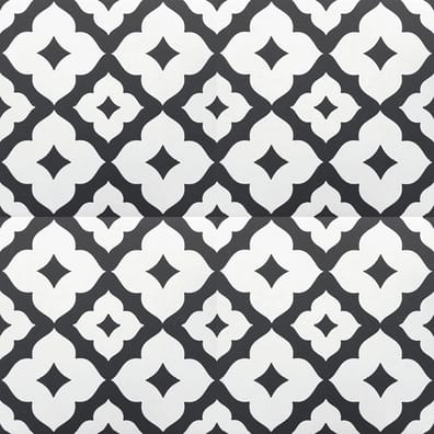 Carrelage effet carreau de ciment REYKJAVIK DECOR 15 - 20X20 - 0,64 m²