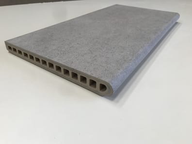 Bord de piscine effet pierre ROCKS GREY - 60X32/3