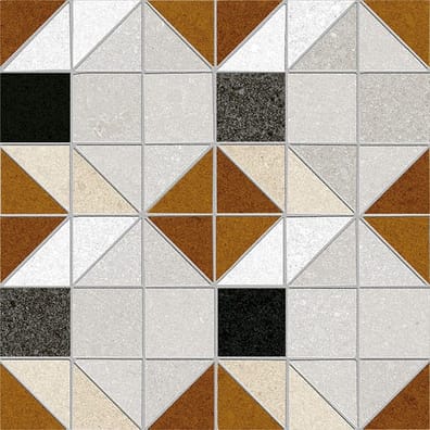 Carrelage décoration quadrillé 20x20 cm BERKELEY Rectifié - 1m²