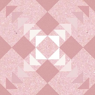 Carrelage style pop seventies Carrelage style Pop/Seventies inspiration Art Déco 20x20 cm BENACO CORAL - 1m² - As de Carreaux