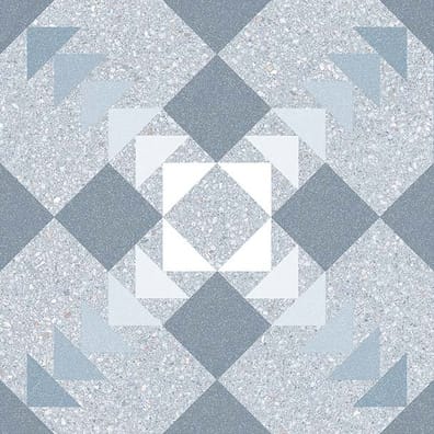Carrelage style Pop/Seventies, inspiration Art Déco 20x20 cm BENACO NUBE - 1m²