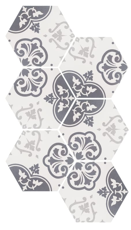Carrelage hexagonal ANNANIN ELISIR 26,6x23- 0,50 m²