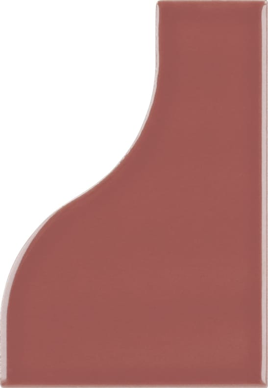 Faience pâte blanche effet vague CANNE RUBY SHADE - 8,3X12 - 0,48 m²
