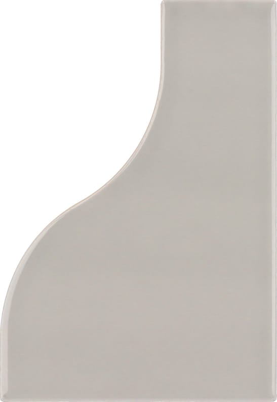 Faience pâte blanche effet vague CANNE GREY - 8,3X12 - 0,48 m²