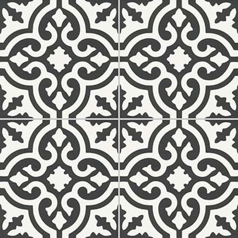 Carrelage effet carreau de ciment REYKJAVIK DECOR 3 - 20X20 - 0,64 m²