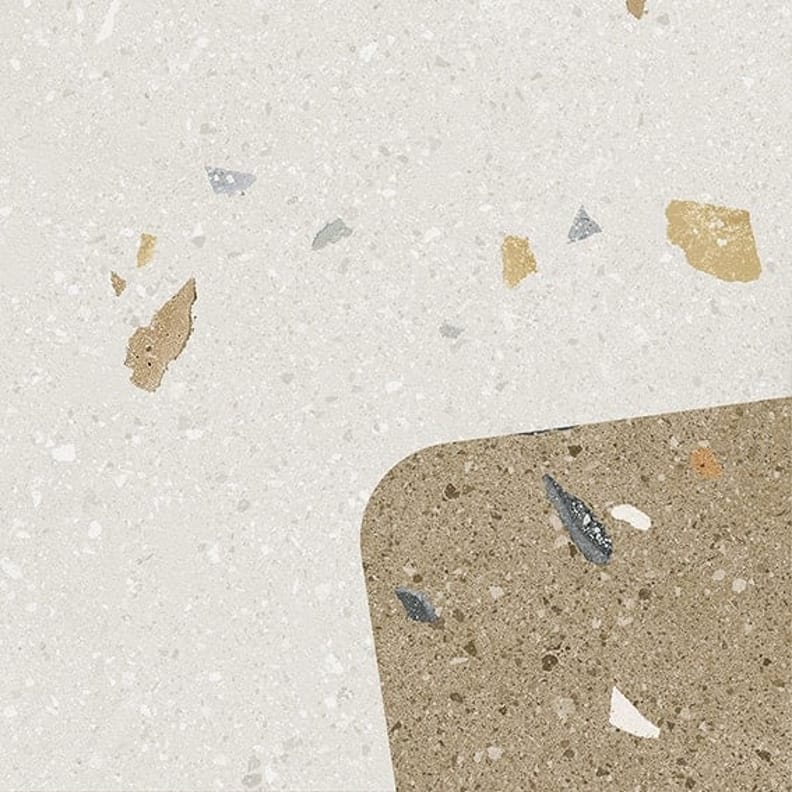 Carrelage effet terrazzo COMINO BARCHETTO MULTICOLOR - 20X20 - 1 m²