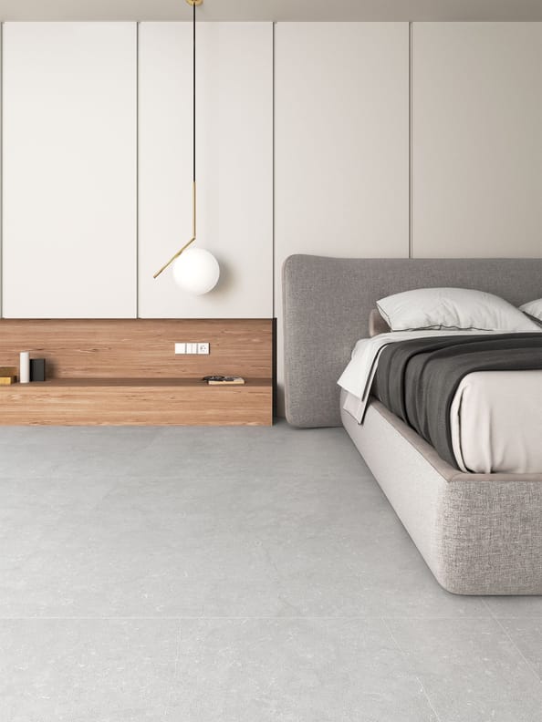 Carrelage effet pierre NOON GREY - 90X90 - 0,81 m²
