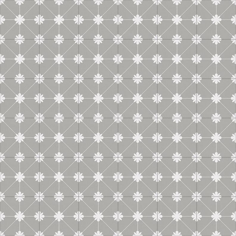 Carrelage imitation cimentTUBAN GRIS - 20x20 - 1 m²