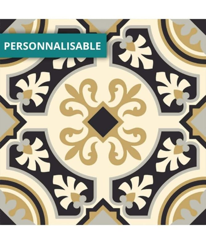 Carreaux personnalisés Carreau imitation ciment personnalisable 20x20 cm CUSTOM ARABESQUE - As de Carreaux