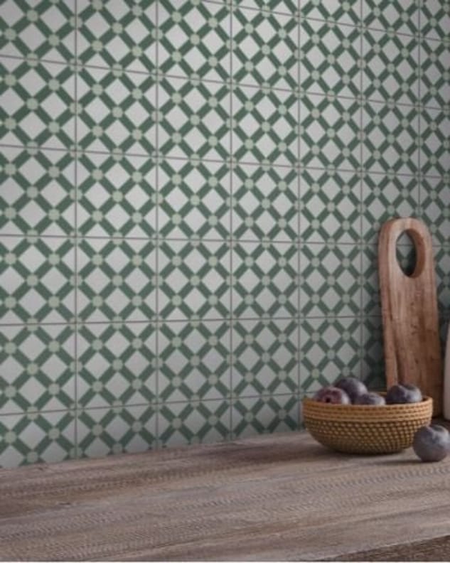 Carreaux personnalisés Carreau imitation ciment personnalisable 20x20 cm CUSTOM DAMA - As de Carreaux