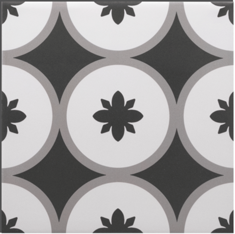 Carrelage effet carreau ciment  RIZOLI COPENHAGEN 20X20 - 1 m²