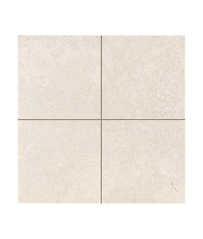 Carreau de ciment beige texturé effet pierre naturelle 45x45 cm