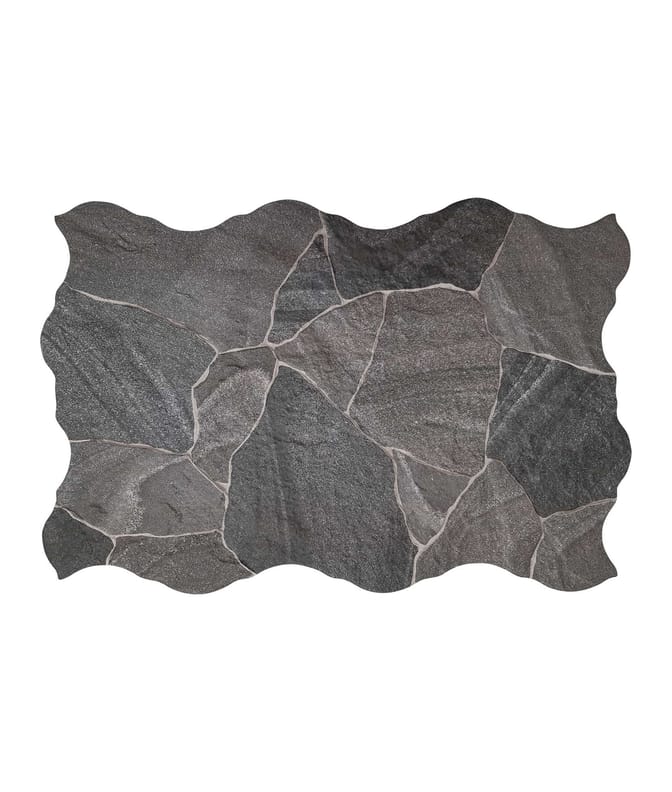 Carrelage antidérapant R12 effet ardoise ESTA FLAGSTONE - 44X66 - 1,17 m²