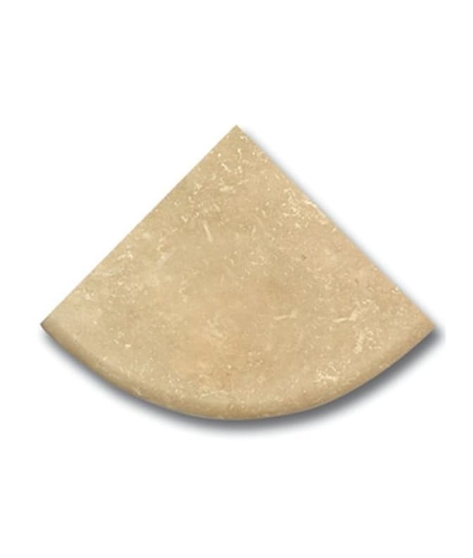 Mini étagères en pierre Étagère travertin beige 15x15 cm - As de Carreaux